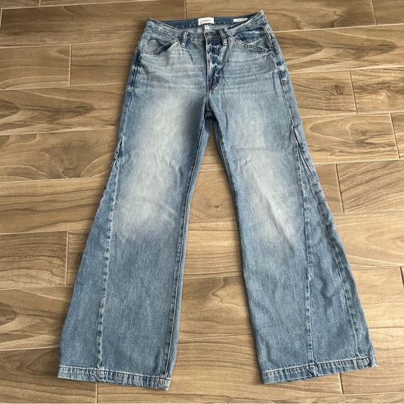 FRAME Le Baggy Palazzo Jeans | Size 26 - Picture 3 of 9